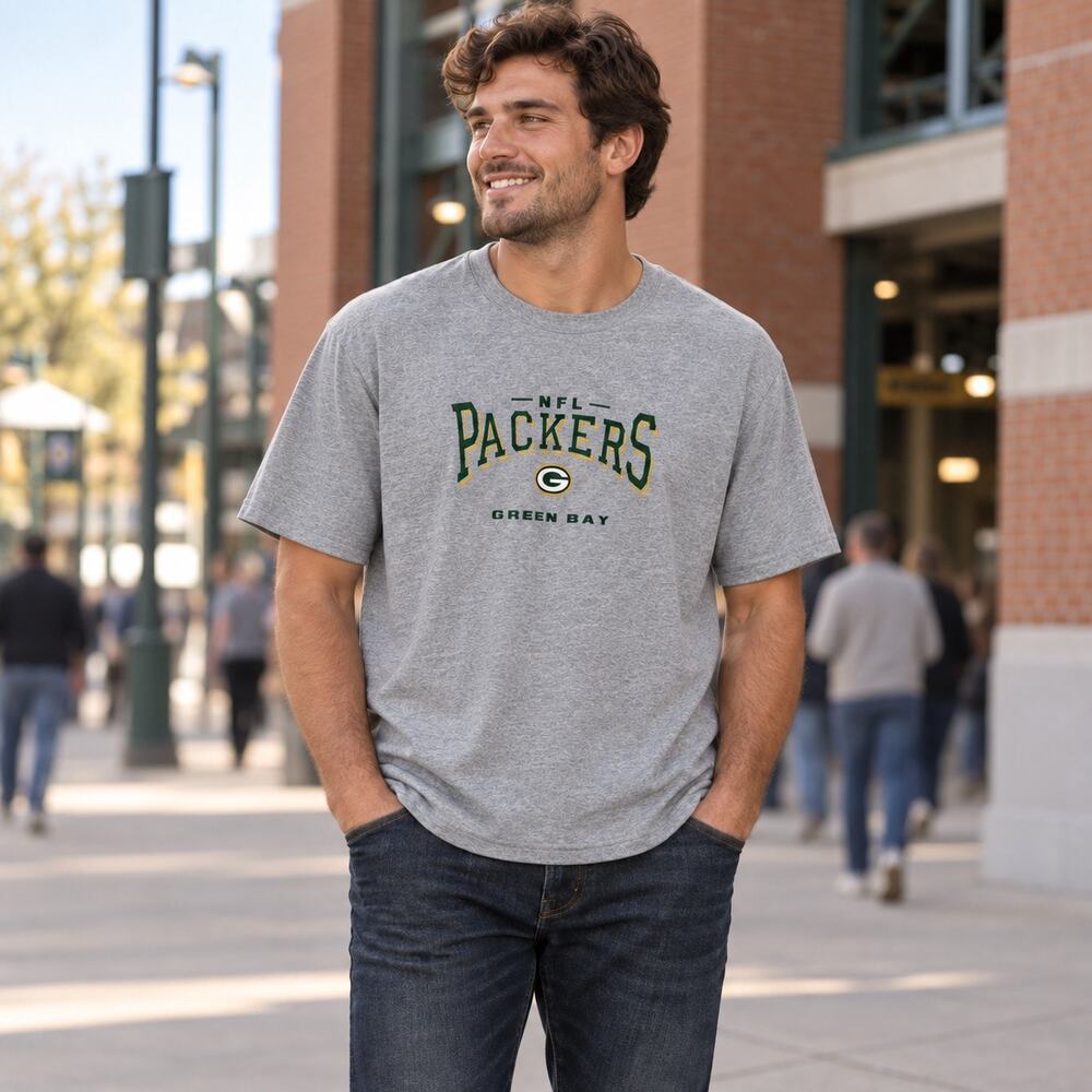 Vintage Lee Sport Packers Embroidered Tee Large